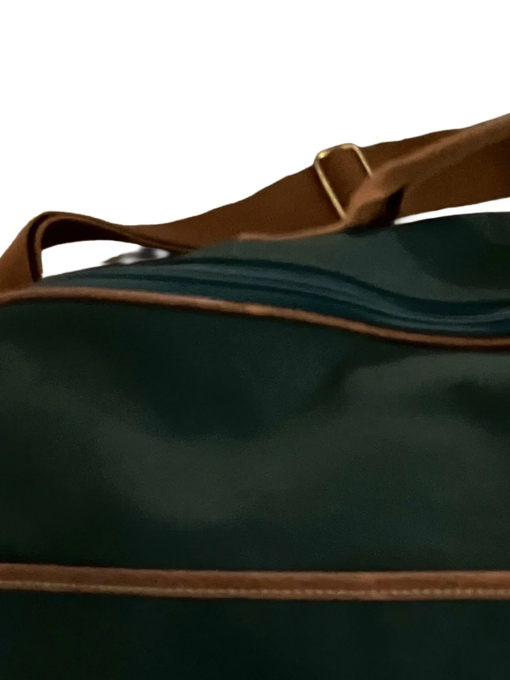 EXCELLENT CONDITION! VINTAGE POLO RALPH LAUREN GREEN CANVAS MESSENGER TRAVEL BAG